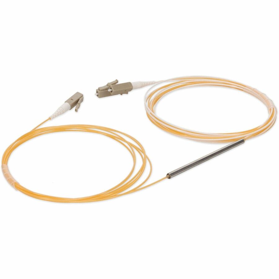 AddOn 3m LC (Male) to 2xLC (Male) Orange OM2 Simplex Fiber Splitter Cable With 50/50 Ratio