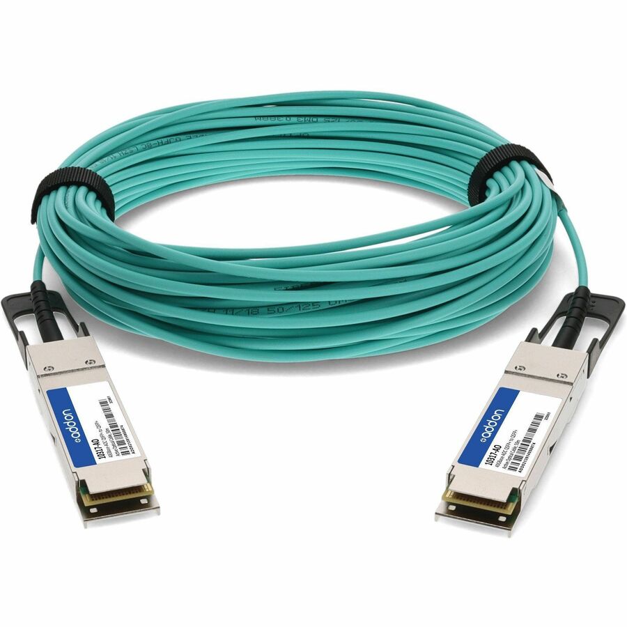 AddOn Extreme Networks 10317 Compatible TAA Compliant 40GBase-AOC QSFP+ to QSFP+ Direct Attach Cable (850nm, MMF, 50m)