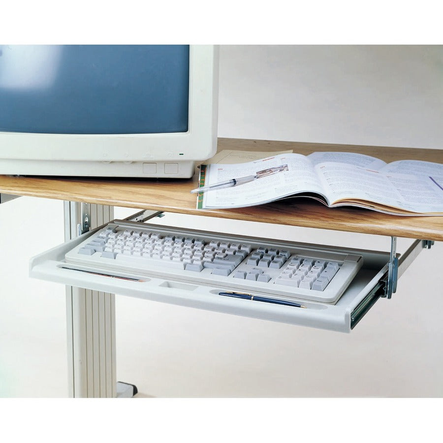 STANDARD UNDER DESK KEYBOARD TRAY OFF WHITE COLOR
