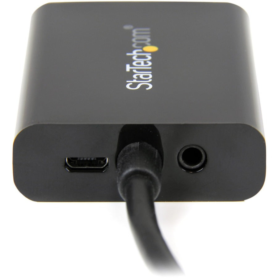 StarTech.com Micro HDMI® to VGA Adapter Converter with Audio for Smartphones / Ultrabooks / Tablets - 1920x1080