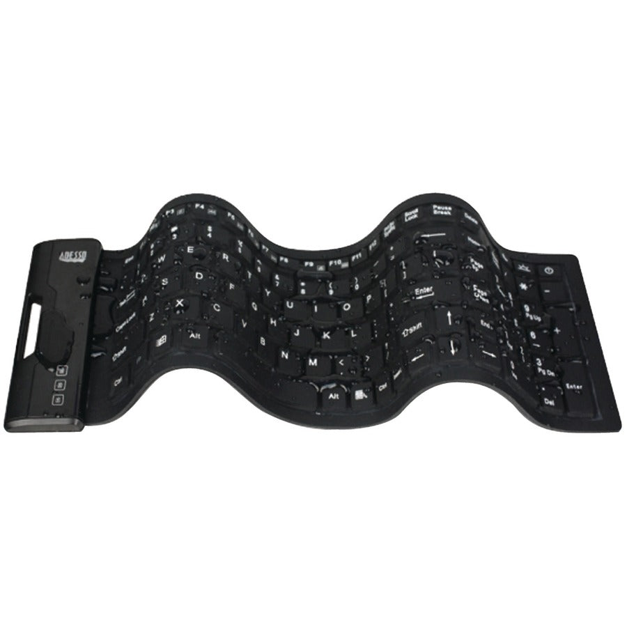 Adesso Antimicrobial Waterproof Flex Keyboard (Compact Size)