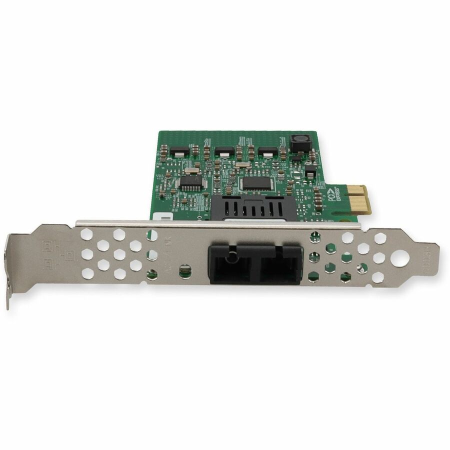 AddOn 100Mbs Single Open SC Port 2km MMF PCIe x1 Network Interface Card