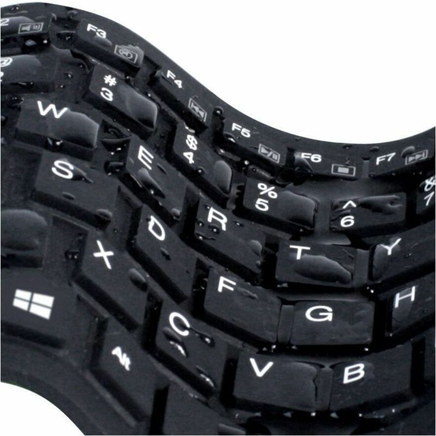 Adesso Antimicrobial Waterproof Flex Keyboard (Mini Size)