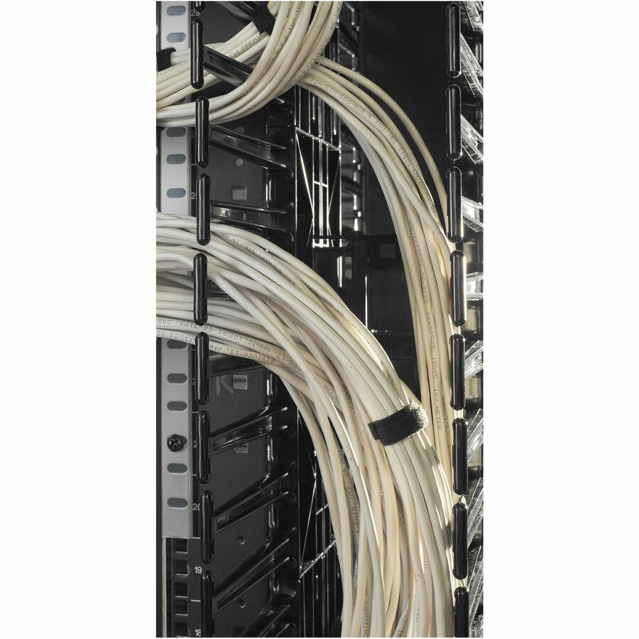 Valueline, Vertical Cable Manager for 2 & 4 Post Racks, 84"H X 12"W, Single-Sided with Door