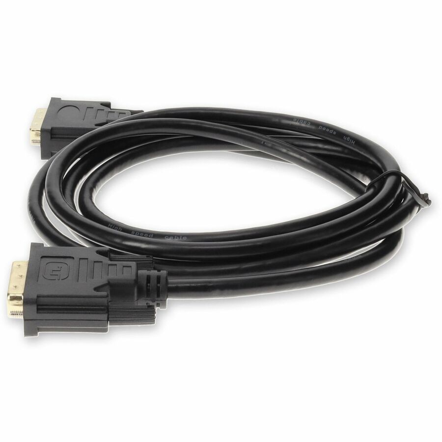 15ft DVI-D Single Link (18+1 pin) Male to DVI-D Single Link (18+1 pin) Male Black Cable For Resolution Up to 1920x1200 (WUXGA)
