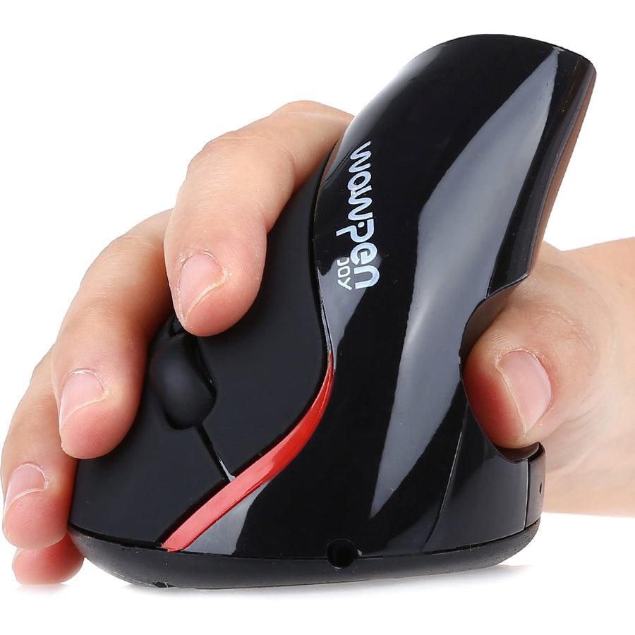WOW PEN JOY II WIRED VERTICAL ERGONOMIC OPTICAL MOUSE BLACK
