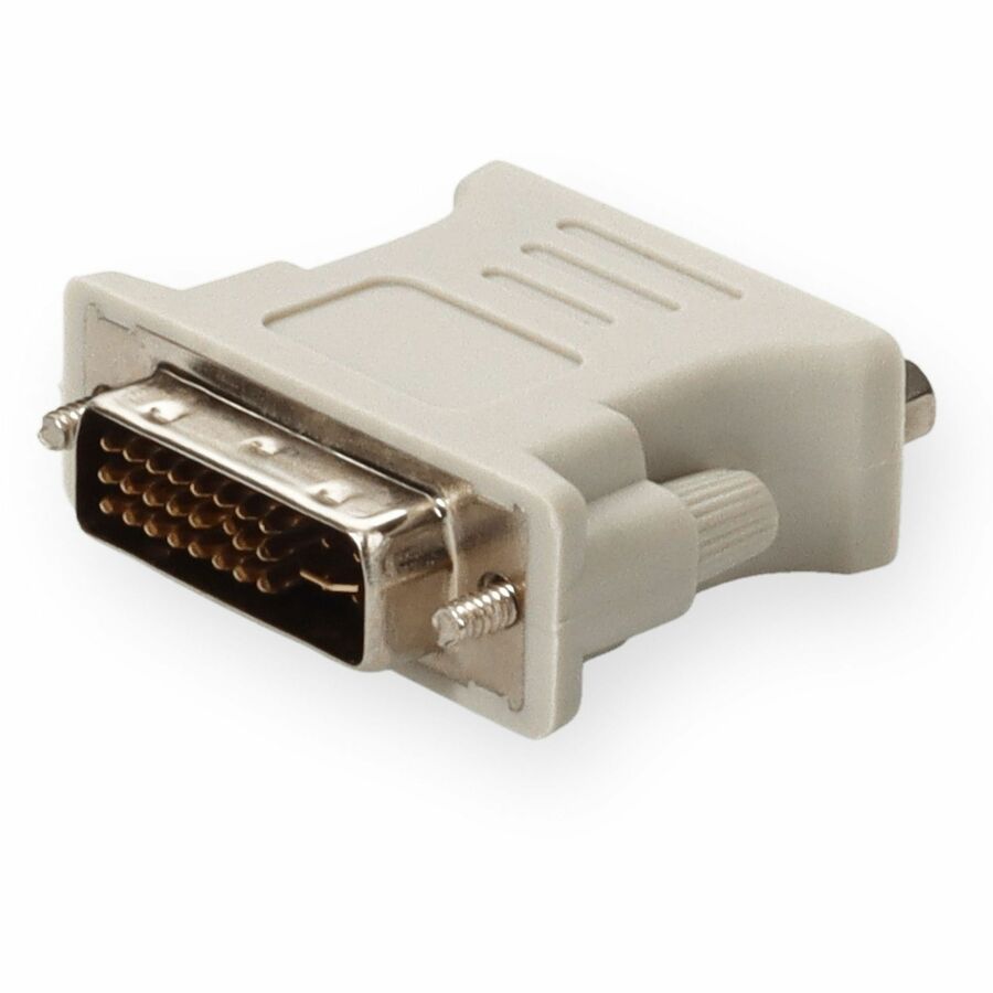 DVI-I (29 pin) Male to VGA Female White Adapter For Resolution Up to 1920x1200 (WUXGA)