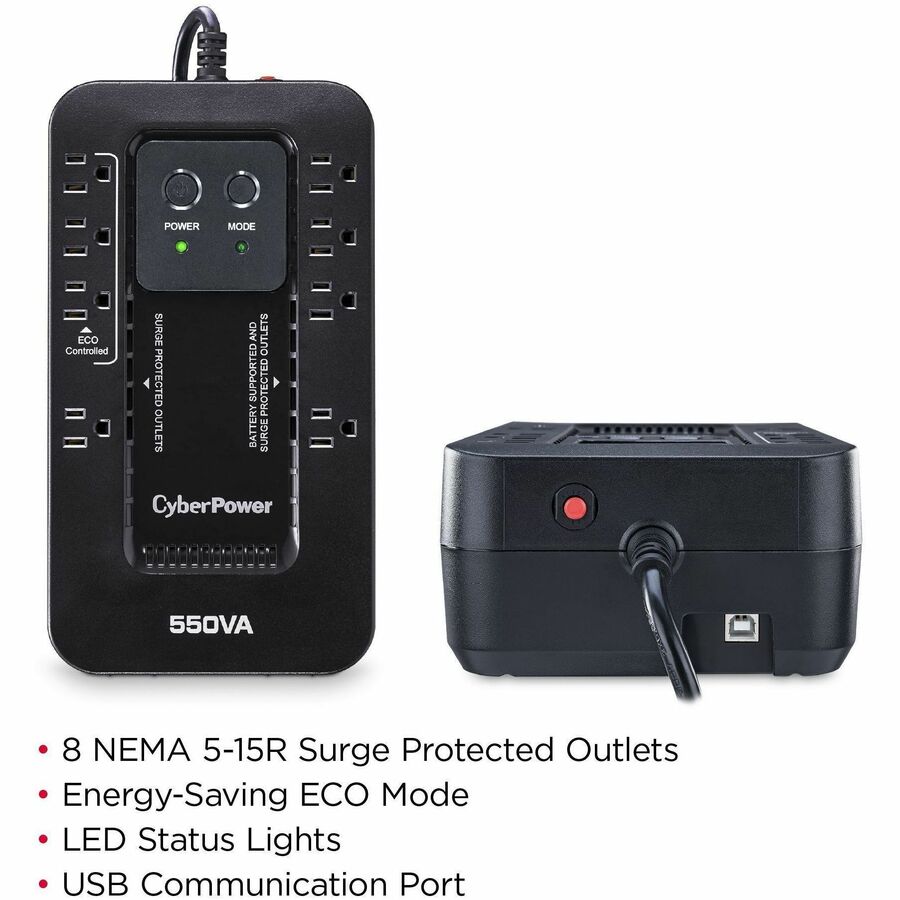 CyberPower EC550G Ecologic UPS Systems