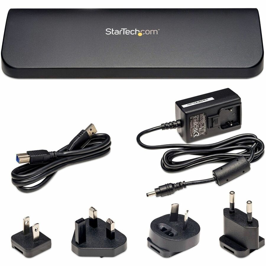 StarTech.com USB 3.0 Docking Station - Compatible with Windows / macOS - Supports Dual Displays - HDMI and DVI - DVI to VGA Adapter Included - USB3SDOCKHD