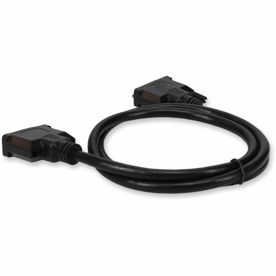 5PK 6ft DVI-D Dual Link (24+1 pin) Male to DVI-D Dual Link (24+1 pin) Male Black Cables For Resolution Up to 2560x1600 (WQXGA)