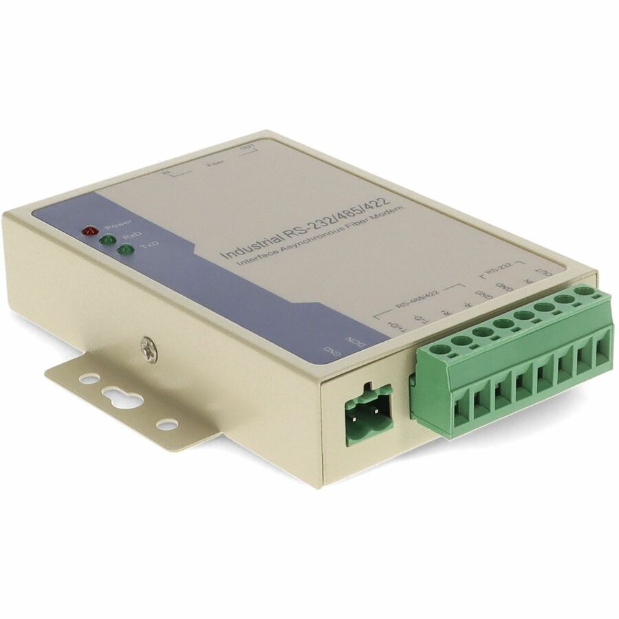 AddOn Serial RS232/RS485/RS422 to Fiber SMF 1310nm 20km ST Serial Media Converter