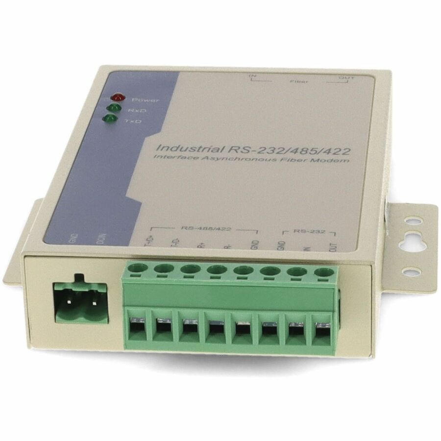AddOn Serial RS232/RS485/RS422 to Fiber SMF 1310nm 20km ST Serial Media Converter