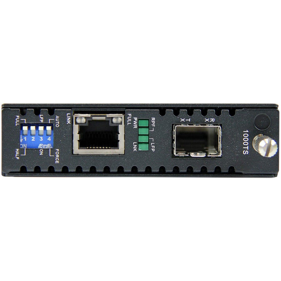 StarTech.com Gigabit Ethernet Fiber Media Converter with Open SFP Slot