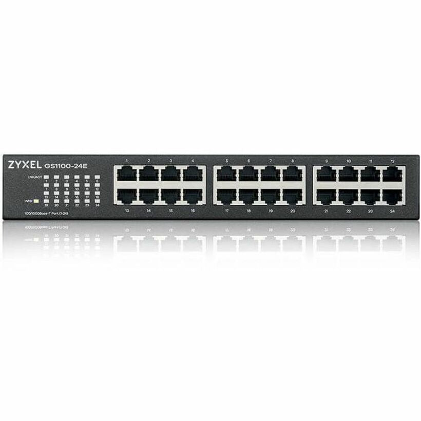ZYXEL GS1100-24E 24-Port Gigabit Ethernet Switch (Compact Desktop Design)