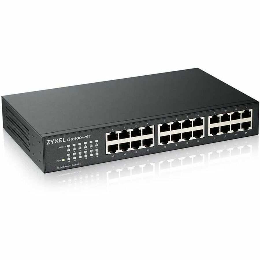 ZYXEL GS1100-24E 24-Port Gigabit Ethernet Switch (Compact Desktop Design)