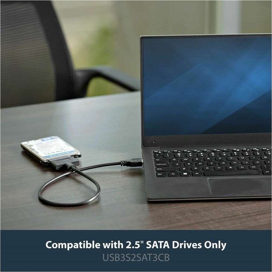 StarTech.com USB 3.0 to 2.5" SATA III Hard Drive Adapter Cable w/ UASP - SATA to USB 3.0 Converter for SSD / HDD