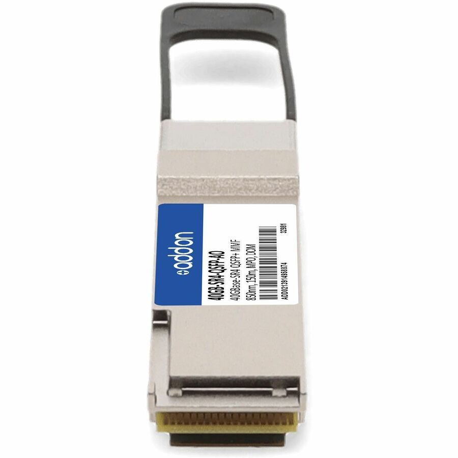 AddOn Enterasys 40GB-SR4-QSFP Compatible TAA Compliant 40GBase-SR4 QSFP+ Transceiver (MMF, 850nm, 150m, MPO, DOM)