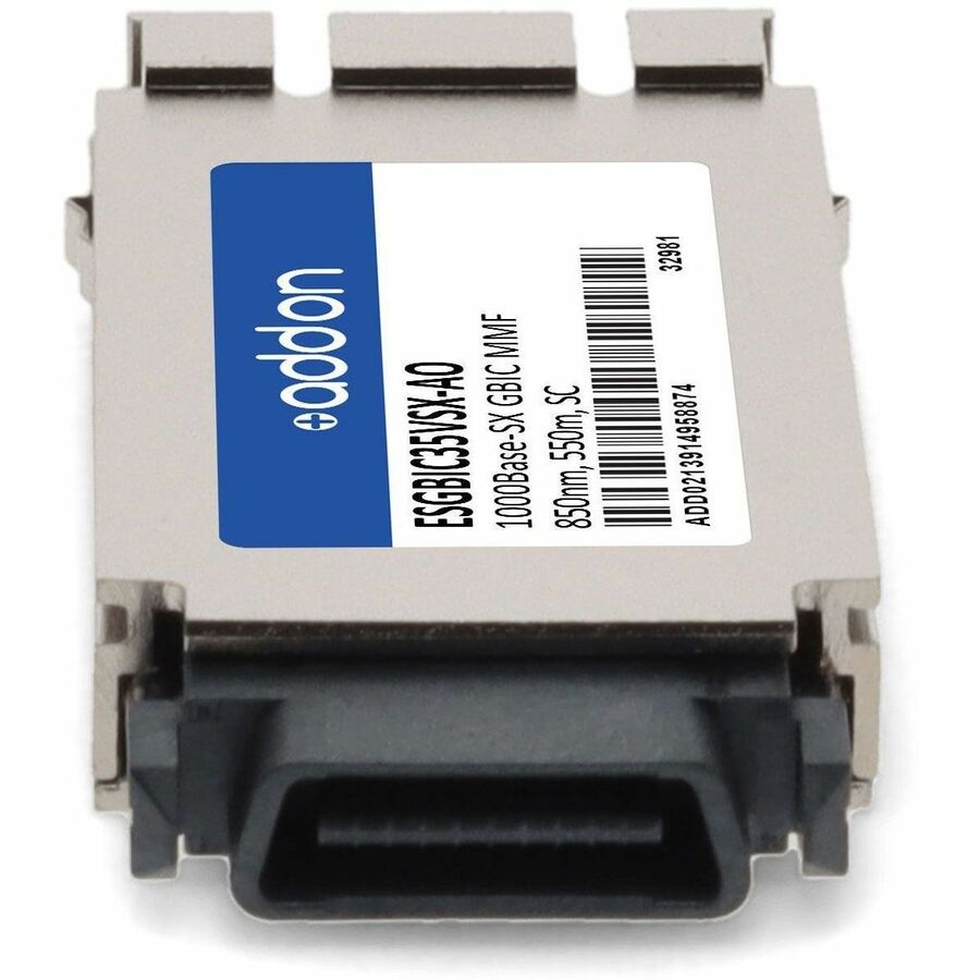 AddOn Intel ESGBIC35VSX Compatible TAA Compliant 1000Base-SX GBIC Transceiver (MMF, 850nm, 550m, SC)
