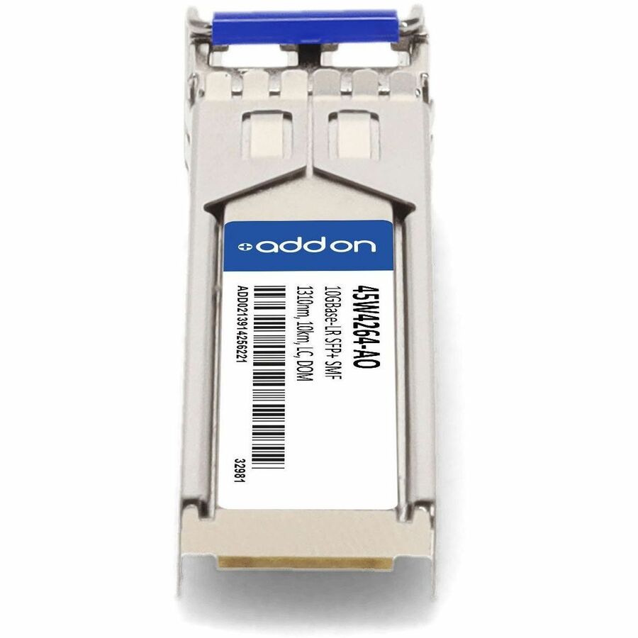AddOn IBM 45W4264 Compatible TAA Compliant 10GBase-LR SFP+ Transceiver (SMF, 1310nm, 10km, LC, DOM)