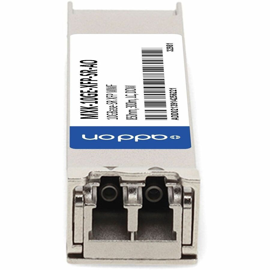 AddOn Zhone MXK-10GE-XFP-SR Compatible TAA Compliant 10GBase-SR XFP Transceiver (MMF, 850nm, 300m, LC, DOM)