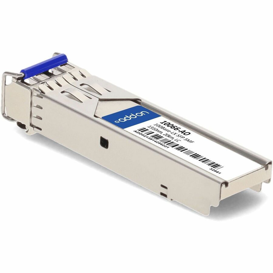 AddOn Extreme Networks 10066 Compatible TAA Compliant 100Base-LX SFP Transceiver (SMF, 1310nm, 20km, LC)