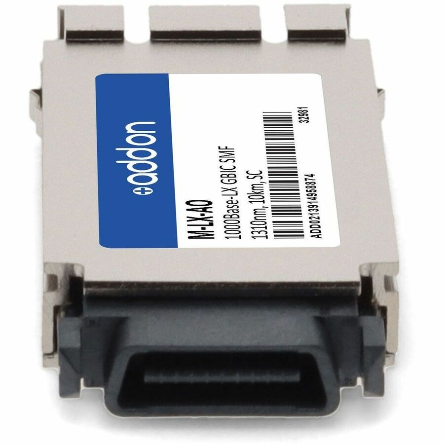Brocade (Formerly) M-LX Compatible TAA Compliant 1000Base-LX GBIC Transceiver (SMF, 1310nm, 10km, SC)