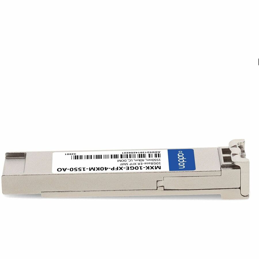 AddOn Zhone MXK-10GE-XFP-40KM-1550 Compatible TAA Compliant 10GBase-ER XFP Transceiver (SMF, 1550nm, 40km, LC, DOM)