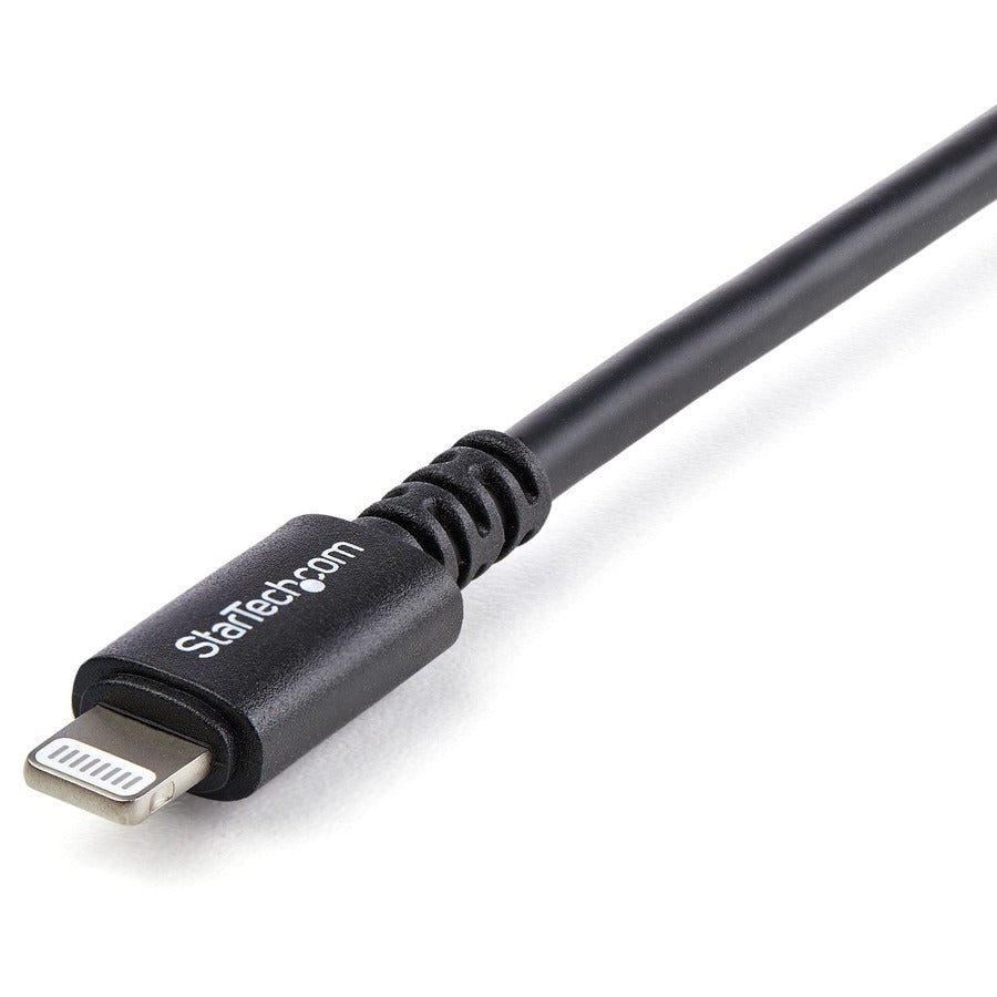 StarTech.com 3m (10ft) Long Black Apple® 8-pin Lightning Connector to USB Cable for iPhone / iPod / iPad