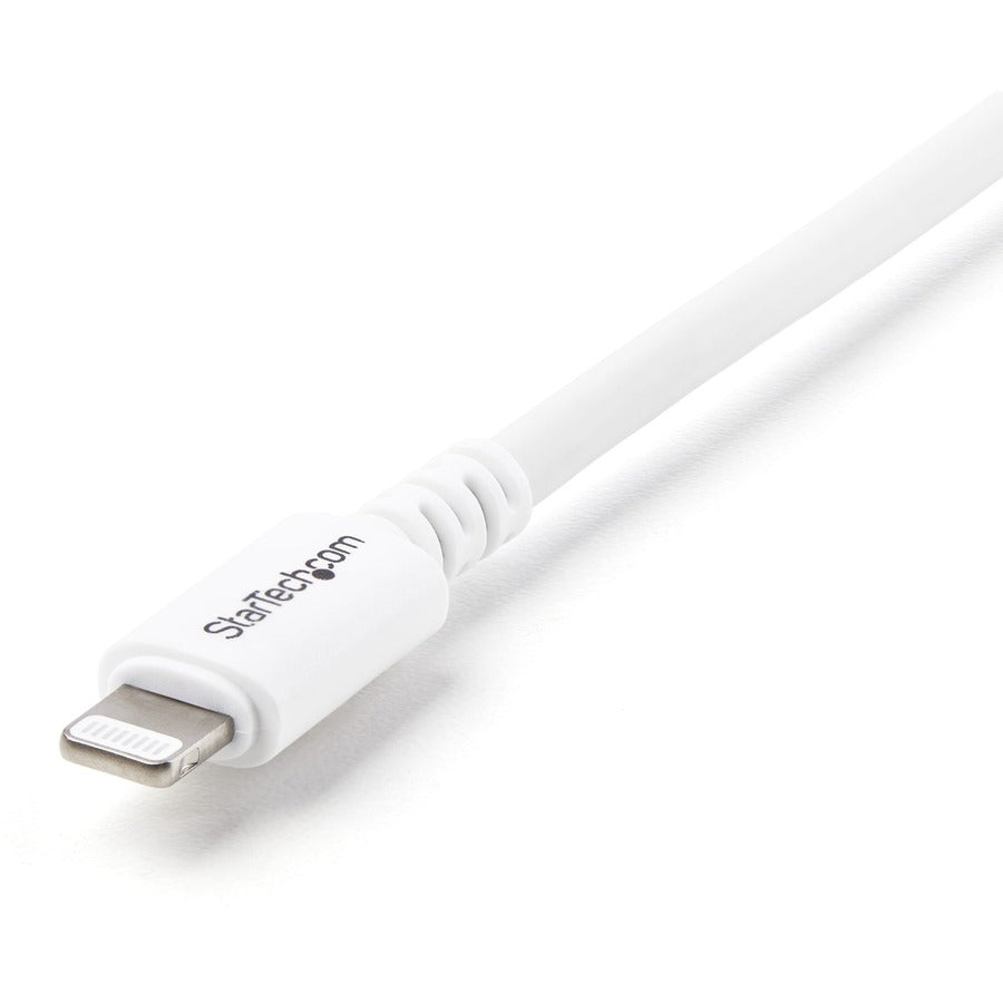 StarTech.com 3m (10ft) Long White Apple® 8-pin Lightning Connector to USB Cable for iPhone / iPod / iPad
