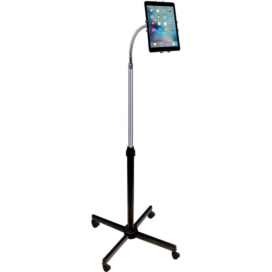 CTA Universal Height-Adjustable Gooseneck Floor Stand for Tablets