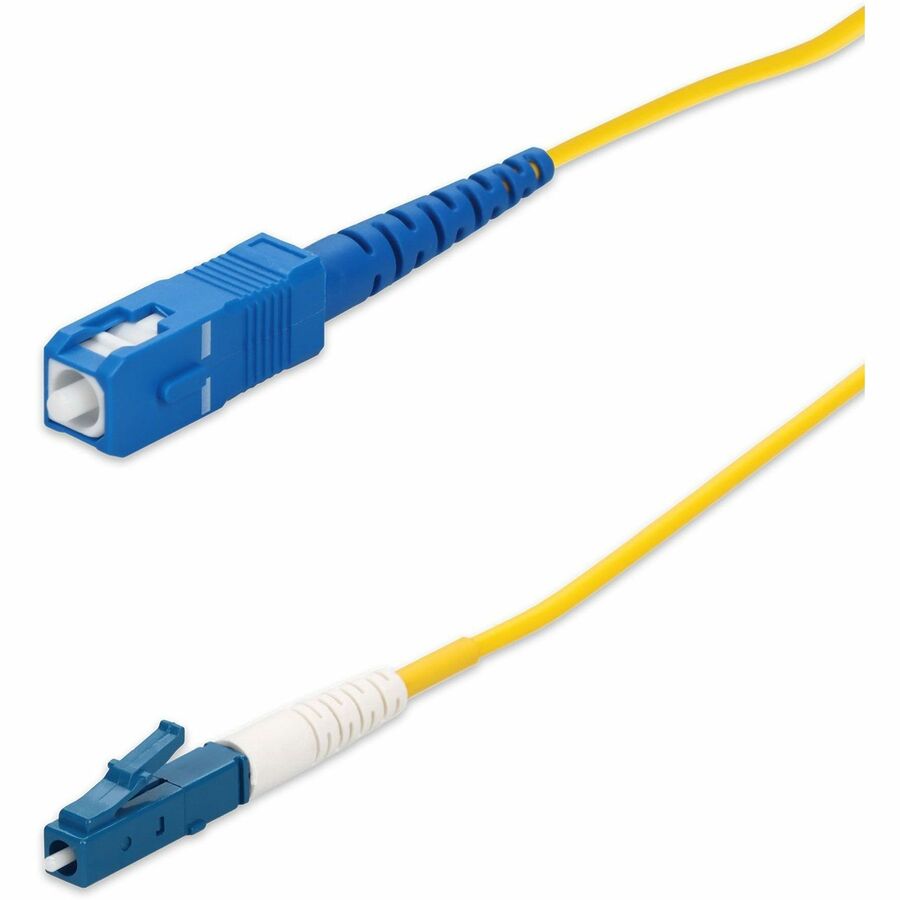 AddOn 9m LC (Male) to SC (Male) Yellow OS2 Simplex Fiber OFNR (Riser-Rated) Patch Cable