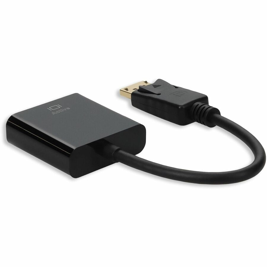 DisplayPort 1.2 Male to HDMI 1.3 Female Black Active Adapter Which Comes with Audio For Resolution Up to 2560x1600 (WQXGA)