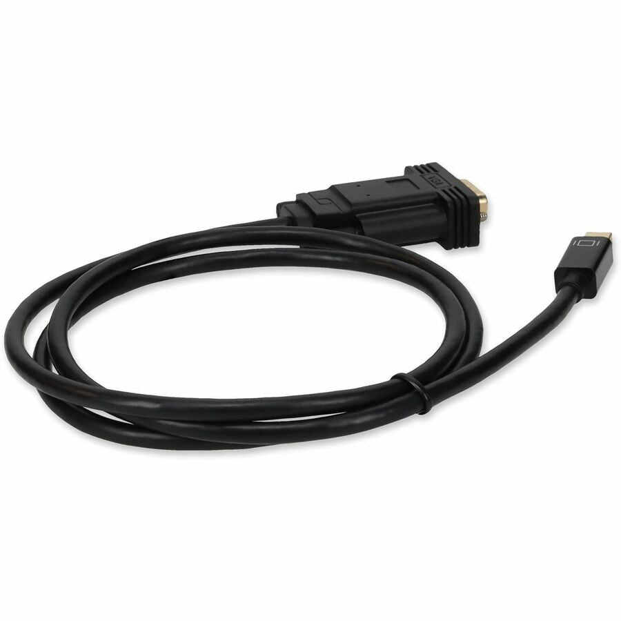 6ft Mini-DisplayPort 1.1 Male to VGA Male Black Cable For Resolution Up to 1920x1200 (WUXGA)