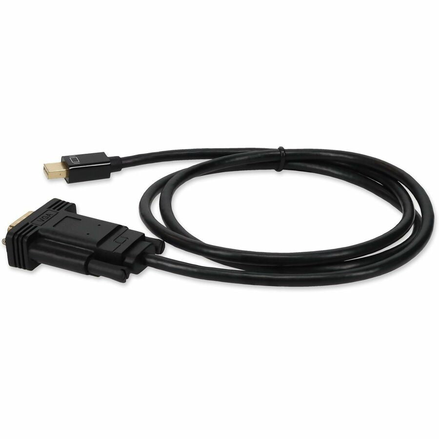 6ft Mini-DisplayPort 1.1 Male to VGA Male Black Cable For Resolution Up to 1920x1200 (WUXGA)
