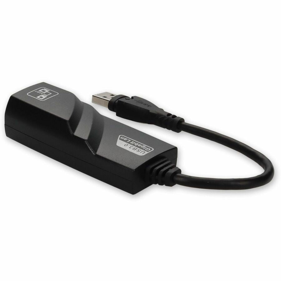 AddOn 5-Pack of USB 3.0 (A) Male to RJ-45 Female Gray & Black Adapters