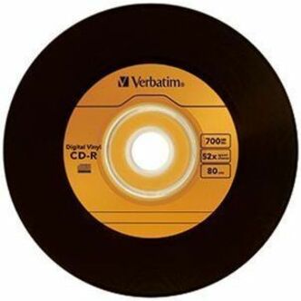 Verbatim CD-R 80min 52X with Digital Vinyl Surface - 10pk Bulk Box