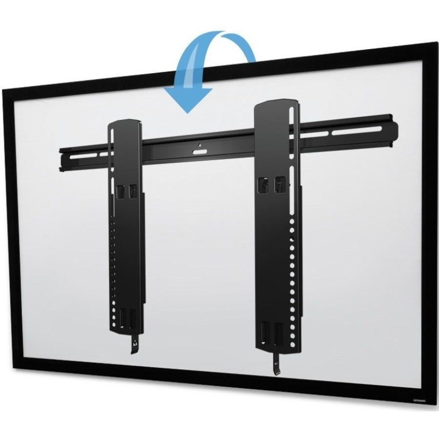 Sanus Super Slim Tilting TV Wall Mount - For 51-80 Inch Flat Panel TVs - Tilt TV Mount - Black