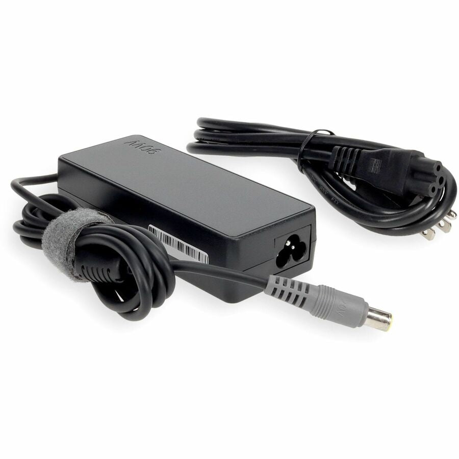 Lenovo 40Y7659 Compatible 90W 20V at 4.5A Black 5.5 mm x 2.5 mm Laptop Power Adapter and Cable
