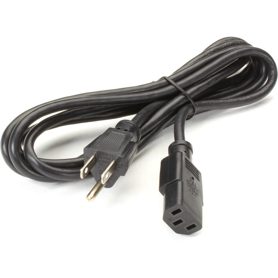 Black Box PC/Monitor Power Cord, NEMA 5-15P to IEC-60320-C13, 6.5-ft. (2-m)