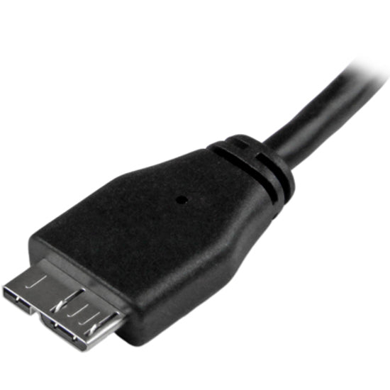 StarTech.com 0.5m (20in) Slim SuperSpeed USB 3.0 (5Gbps) A to Micro B Cable - M/M