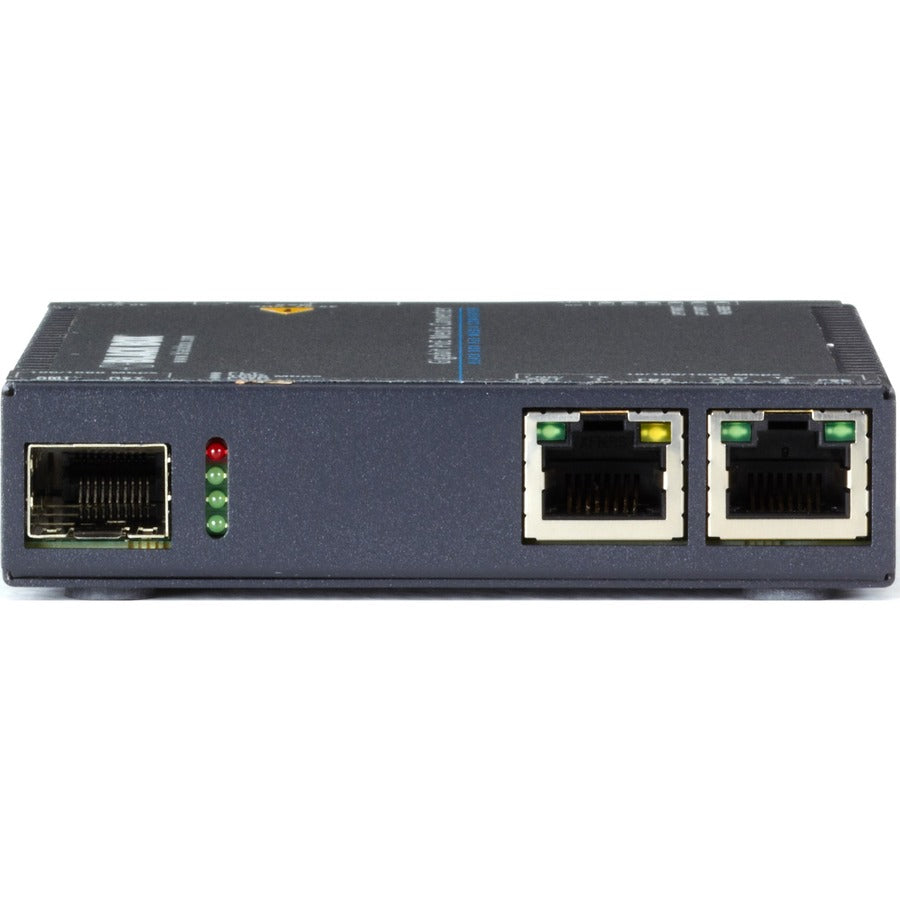 Black Box Gigabit PoE Media Converter, 10/100/1000BASE-T to SFP