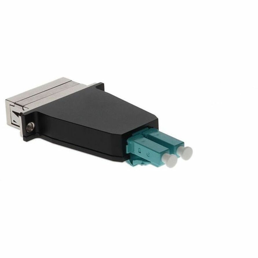 AddOn LC Male to SC Female MMF Duplex OM3 Fiber Optic Adapter