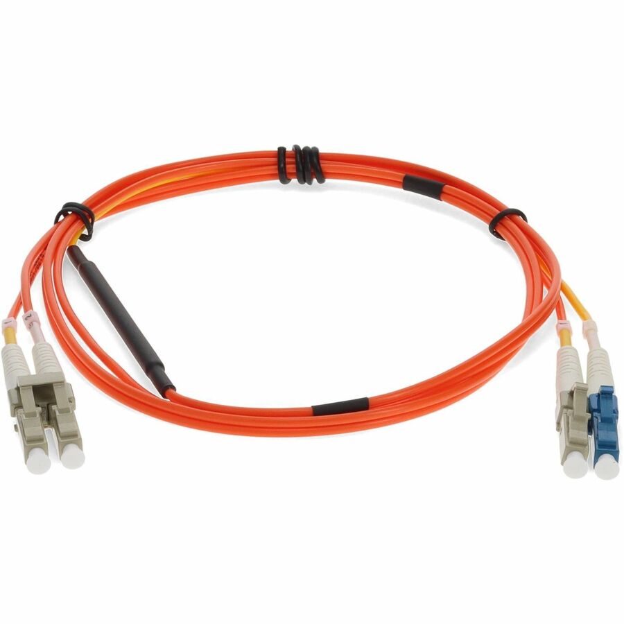 AddOn 3m LC (Male) to LC (Male) Orange OM2 & OS1 Duplex Fiber Mode Conditioning Cable