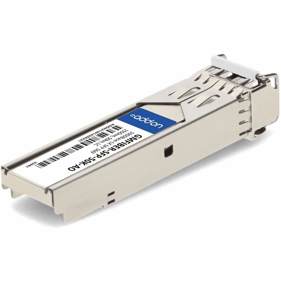 AddOn Sixnet GMFIBER-SFP-50K Compatible TAA Compliant 1000Base-LX SFP Transceiver (SMF, 1550nm, 50km, LC)