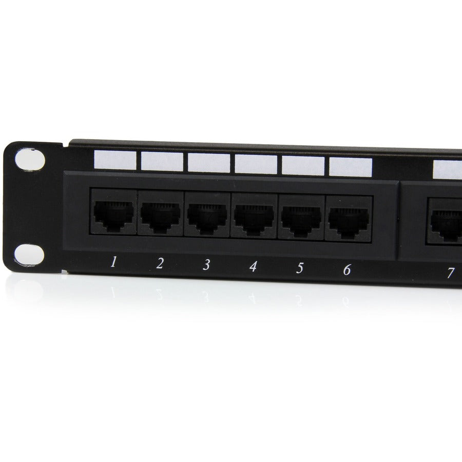 StarTech.com 24 Port 1U Rackmount Cat 6 110 Patch Panel
