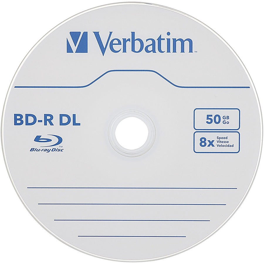 Verbatim BD-R DL 50GB 8X Verbatim, Hard Coat, 25pk Spindle