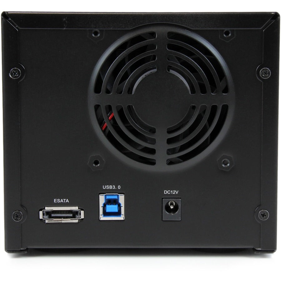 StarTech.com USB 3.0 / eSATA Dual-Bay Trayless 3.5" SATA III Hard Drive Enclosure with UASP - 2-Bay SATA 6 Gbps Hot-Swap HDD Enclosure