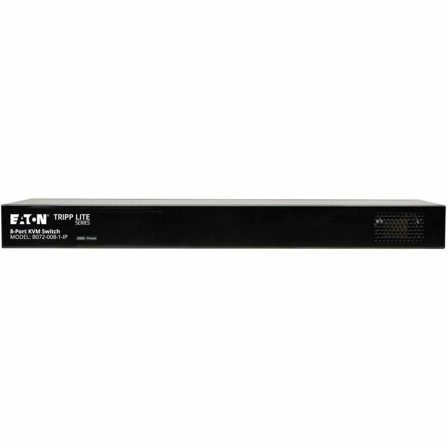 Eaton Tripp Lite Series NetCommander 8-Port Cat5 KVM over IP Switch - 1 Remote + 1 Local User, 1U Rack-Mount, TAA