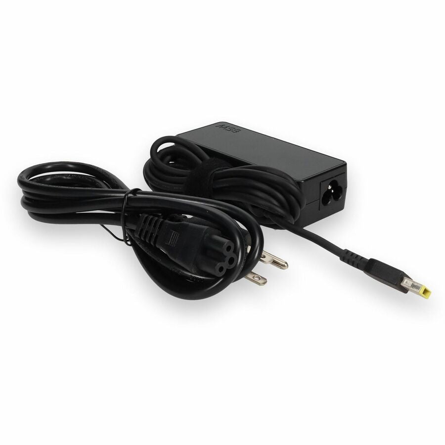 Lenovo 0B47455 Compatible 65W 20V at 3.25A Black Slim Tip Laptop Power Adapter and Cable