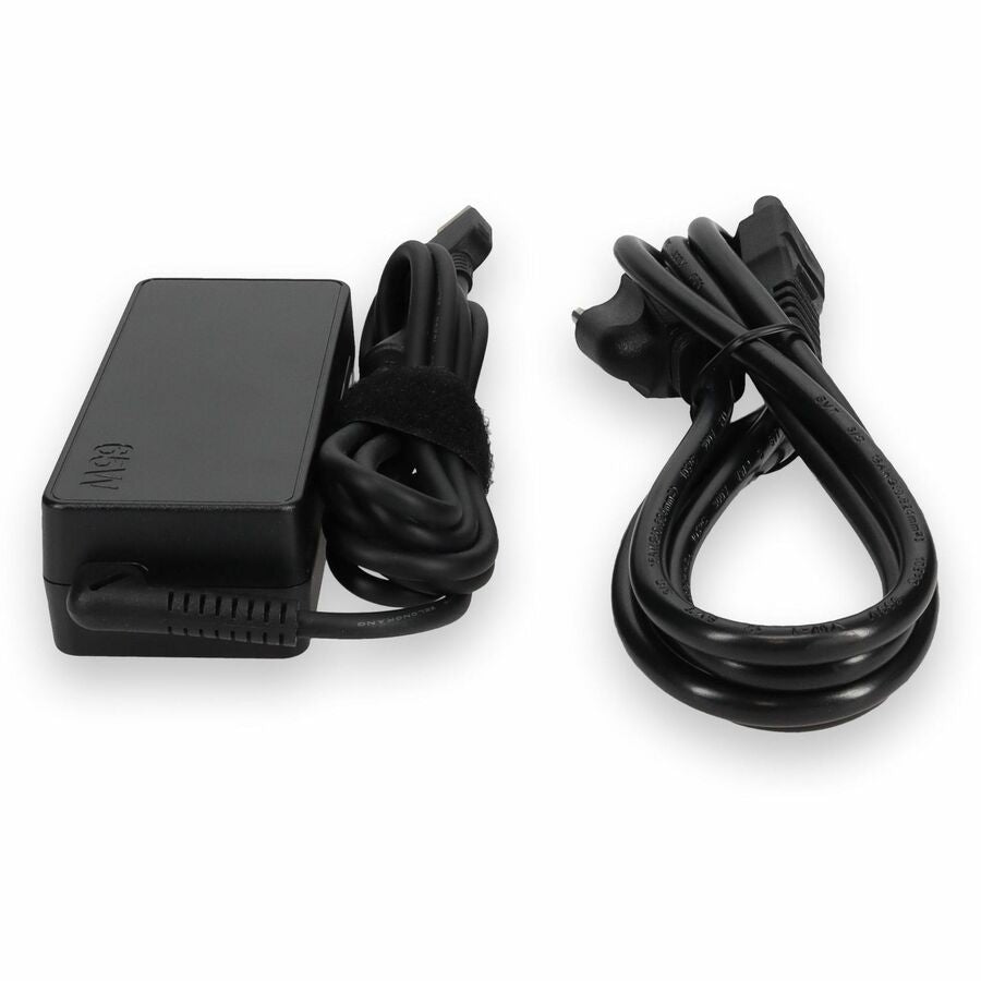 Lenovo 0B47455 Compatible 65W 20V at 3.25A Black Slim Tip Laptop Power Adapter and Cable